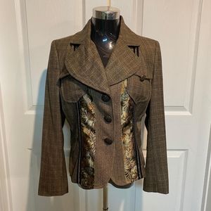 Alberto Makali Wool Blend Vintage Jacket Size Large